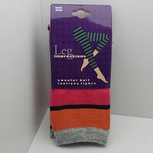 Leg Impressions One Size Sweater Knit Footless